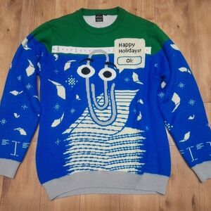 Microsoft Clippy Christmas Sweater - XXL